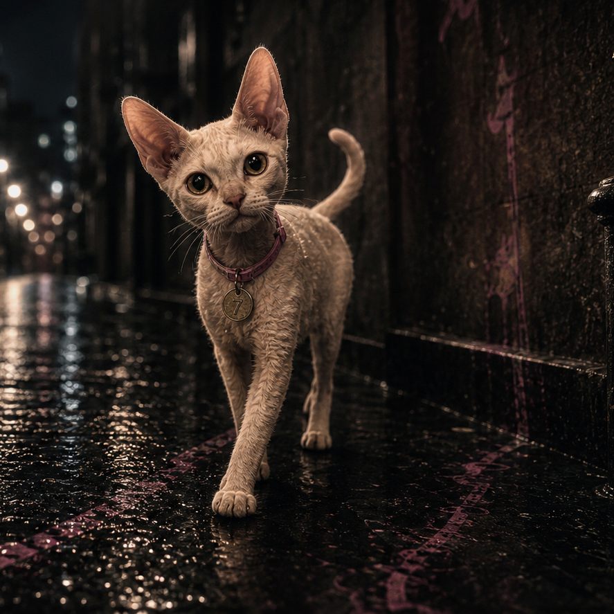 7号猫 Stray #07 portrait